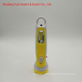 Yellow Color 8667 New ABS Plastic COB Side Light 1W Rechargeble Torch Flashlight